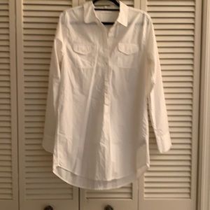 White cotton blouse